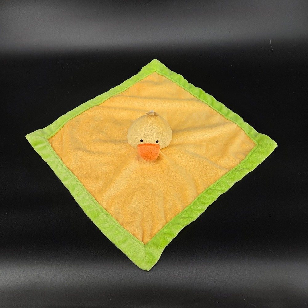 Tiddliwinks Duck Lovey Security Blanket Plush Yellow Green Baby Kids